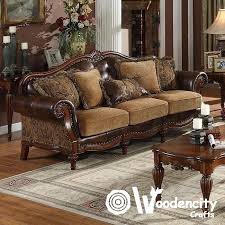 Wooden Classic Hand Carved Sofa Set
