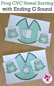 free frog cvc sorting vowels with