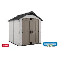 Review by mkvstheworld @ the home depot: Keter Montfort Extreme Weather 7 Ft X 7 5 Ft Resin Outdoor Storage Shed 240536 The Home Depot