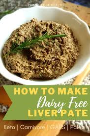 dairy free liver pate with ox liver