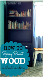 Spray Paint Wood Furniture Without