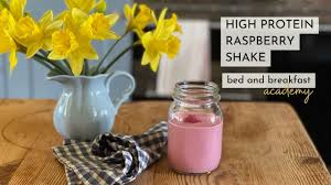 high protein shake made with all