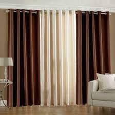 curtain set 2 brown
