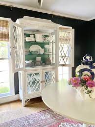 styling a china cabinet two ways