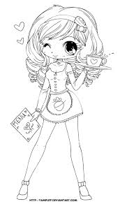 And of course, fairies and and nature.… Chloe Lineart By Yampuff On Deviantart Chibi Coloring Pages Cute Coloring Pages Princess Coloring Pages