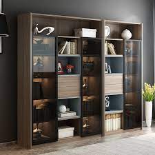 bookcase gl display cabinet book