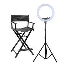 Glammar Professional Beauty Ring Light Makeup Chair Set Glammar