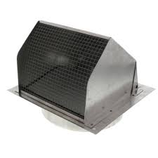 7 Round Duct Aluminum Wall Cap W Damper