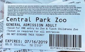 central park zoo tickets s