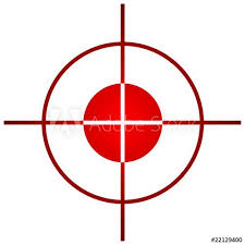 Sniper target sight or scope | Sniper, Scope, Stock illustration