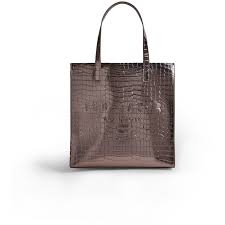 ted baker croccon large tote bag