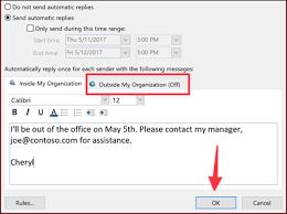 office message in outlook