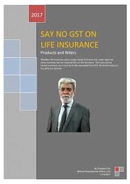 gst on life insurance by pradeep patil