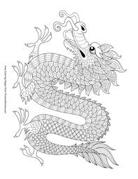 Hundreds of free spring coloring pages that will keep children busy for hours. Chinese Dragon Coloring Page Free Printable Pdf From Primarygames