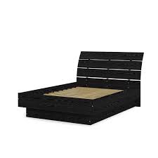 It's an exploration into designing a project around a client's needs. Tvilum Scottsdale Contemporary Wood Platform Full Bed In Black Woodgrain 76200 1461