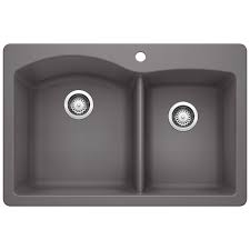 blanco 441465 diamond kitchen sink cinder