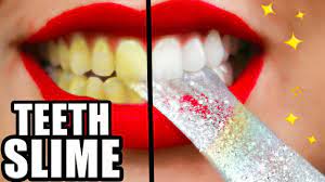 diy teeth whitening slime whiter teeth
