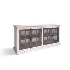 Dublin Console With Glass Doors And