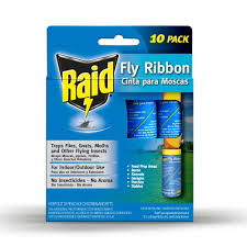 raid fly ribbon trap 10 pack fr10b