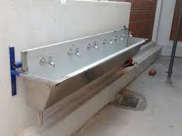 Wall Mounted Stainless Steel Wash Basin