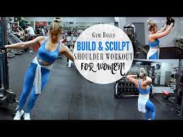 complete gym shoulder workout for women