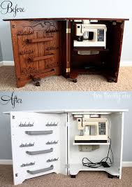 Sewing Cabinet Makeover How To Paint