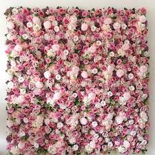 Artificial Flower Wall Backdrop For