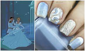 disney princess inspired nail art