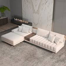 Off White Modular Sectional Sofa Chaise