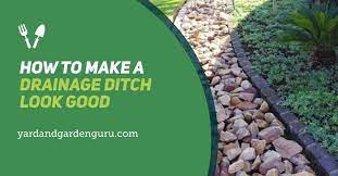 How To Make A Drainage Ditch Look Good