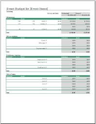 Event Expense Calculator Template Microsoft Word Excel Templates