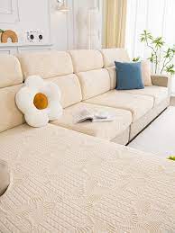 1pc Jacquard Elastic Sofa Cushion Cover