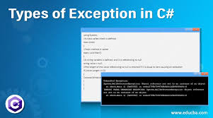 types of exception in c tutorials on