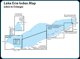 Erie Fishing Map Lake Western Basin Fishing Map Lake