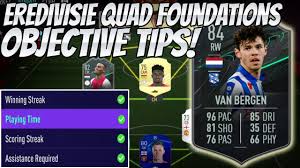 Sure, the dutch league is not the best, but there are still some . Eredivisie Squad Foundations Objectives Tips Foundations Van Bergen Easy Fifa 21 Ultimate Team Youtube