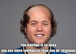 Going bald is pretty much inevitable to some men and there is nothing much you can do about that constantly receding hairline. Funny Pictures Hairline
