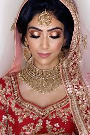 asian indian bridal hair and makeup