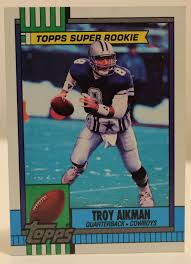 1989 pro set troy aikman card # : 1990 Topps Troy Aikman 482 Value 0 01 153 98 Mavin