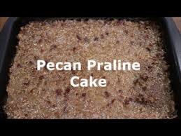 making a southern pecan praline cake