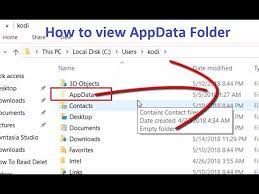 find appdata folder in windows 10