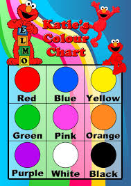 Personalised Kids Colours Chart Personalise It Products