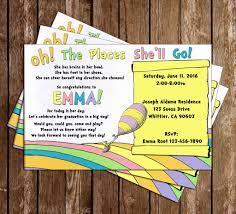 I brightened my colors and cropped the image to a size that i liked. Novel Concept Designs Doctor Seuss Oh The Places You Ll Go Graduation Invitation