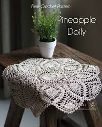 Pineapple Doily Free Crochet Pattern Craft Passion