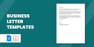 50 business letter templates pdf doc