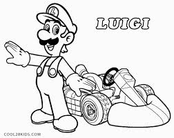 Baby mario and baby luigi. Printable Luigi Coloring Pages For Kids
