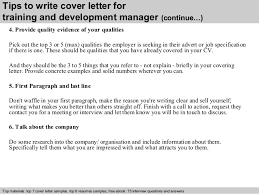 Bunch Ideas of Hr Training And Development Cover Letter With    