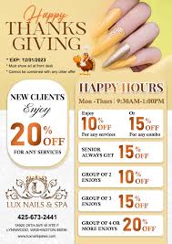 promotions lux nail spa of lynnwood