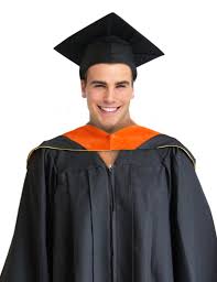 This video shows how to wear your master's degree. Graduation Master Hood For Master Of Engineering Orange Once Upon A Time