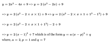 View, download and print convert to vertex using completing the square pdf template or form online. Put The Following Quadratic Into Vertex Form By Completing The Square Y 4x2 3x 1 Quora