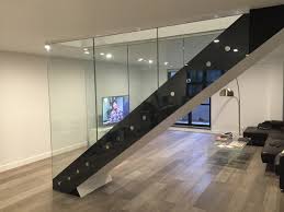 Glass Staircase And Barades In